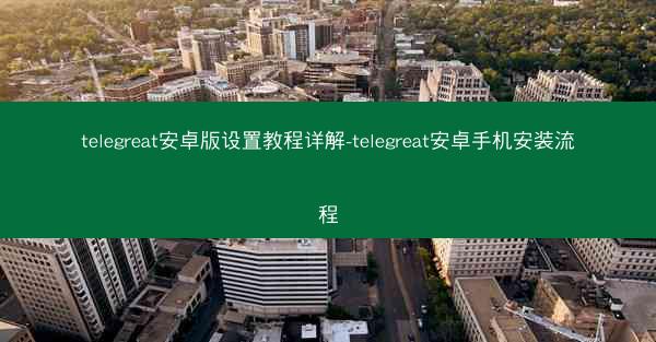 telegreat安卓版设置教程详解-telegreat安卓手机安装流程