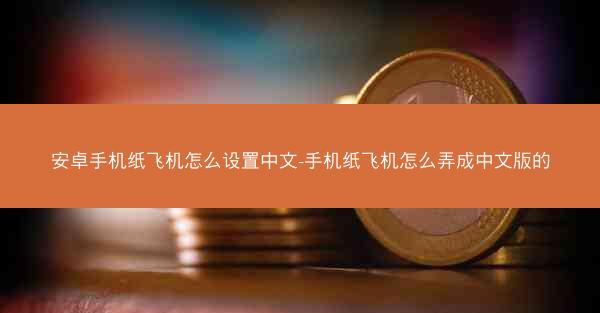 安卓手机纸飞机怎么设置中文-手机纸飞机怎么弄成中文版的