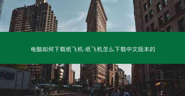 电脑如何下载纸飞机-纸飞机怎么下载中文版本的