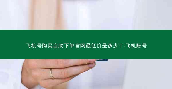 飞机号购买自助下单官网最低价是多少？-飞机账号