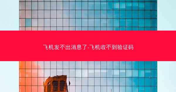 飞机发不出消息了-飞机收不到验证码