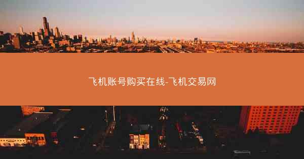 飞机账号购买在线-飞机交易网