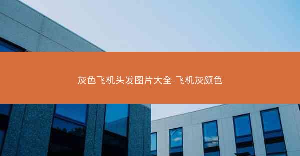 灰色飞机头发图片大全-飞机灰颜色