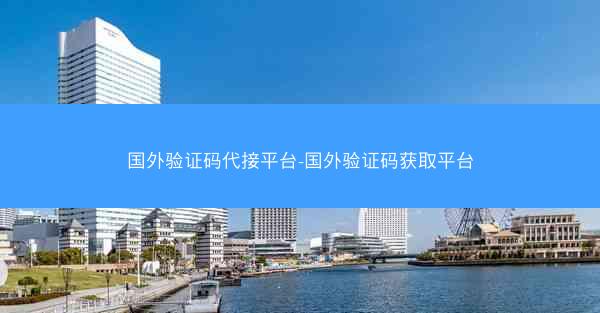 国外验证码代接平台-国外验证码获取平台