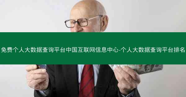 免费个人大数据查询平台中国互联网信息中心-个人大数据查询平台排名