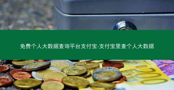 免费个人大数据查询平台支付宝-支付宝里查个人大数据