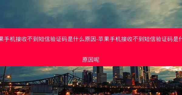 苹果手机接收不到短信验证码是什么原因-苹果手机接收不到短信验证码是什么原因呢
