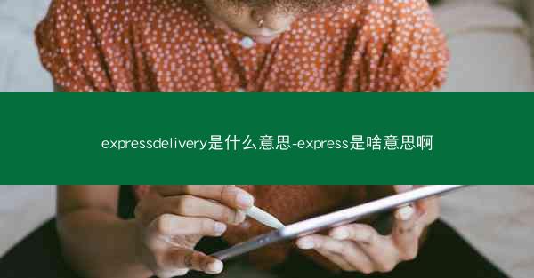 expressdelivery是什么意思-express是啥意思啊