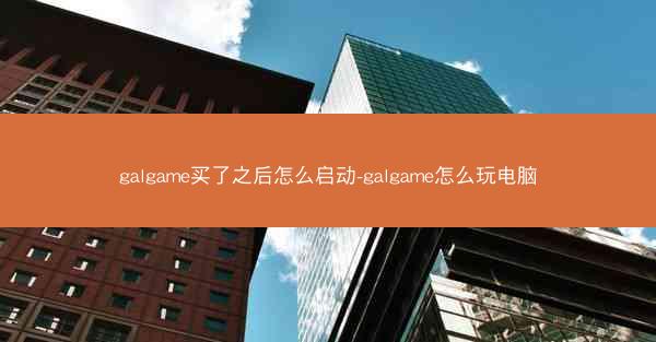 galgame买了之后怎么启动-galgame怎么玩电脑