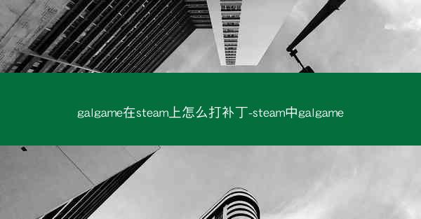 galgame在steam上怎么打补丁-steam中galgame