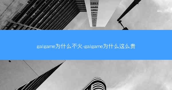galgame为什么不火-galgame为什么这么贵