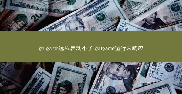 galgame远程启动不了-galgame运行未响应
