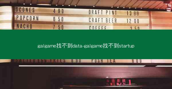 galgame找不到data-galgame找不到startup