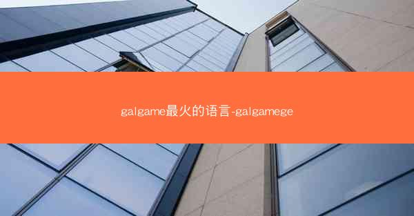 galgame最火的语言-galgamege