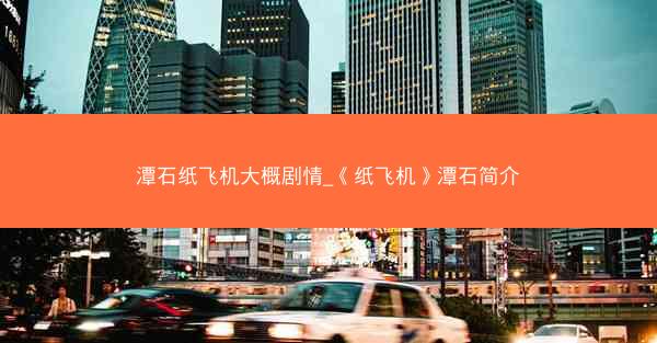 潭石纸飞机大概剧情_《纸飞机》潭石简介