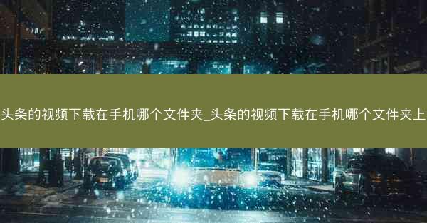 头条的视频下载在手机哪个文件夹_头条的视频下载在手机哪个文件夹上