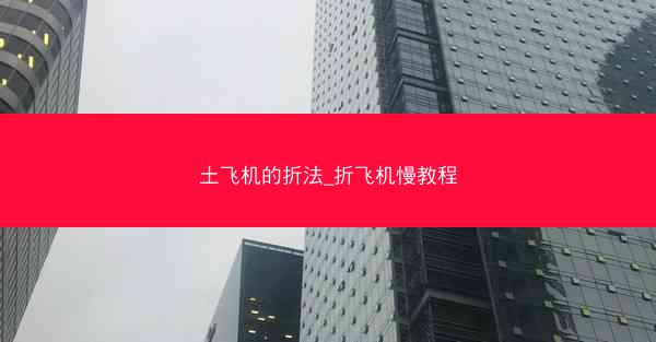 土飞机的折法_折飞机慢教程
