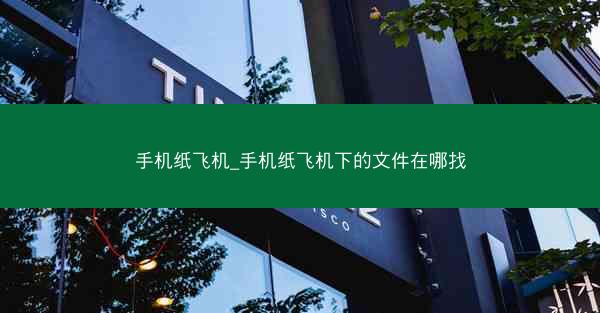 手机纸飞机_手机纸飞机下的文件在哪找