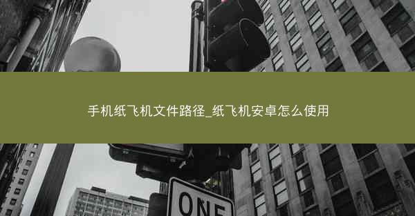 手机纸飞机文件路径_纸飞机安卓怎么使用
