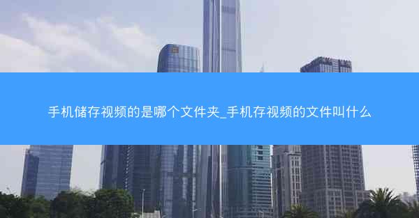 手机储存视频的是哪个文件夹_手机存视频的文件叫什么
