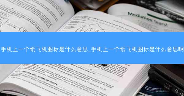 手机上一个纸飞机图标是什么意思_手机上一个纸飞机图标是什么意思啊