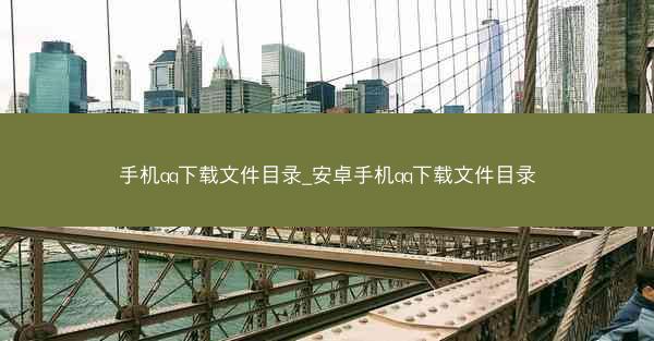 手机qq下载文件目录_安卓手机qq下载文件目录