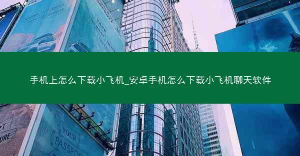 手机上怎么下载小飞机_安卓手机怎么下载小飞机聊天软件