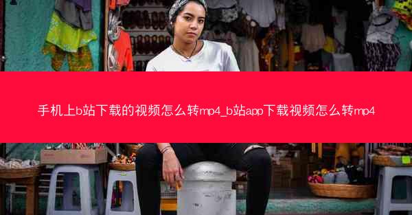 手机上b站下载的视频怎么转mp4_b站app下载视频怎么转mp4