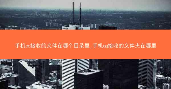 手机qq接收的文件在哪个目录里_手机qq接收的文件夹在哪里