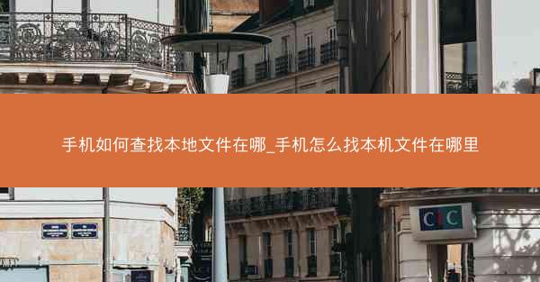 手机如何查找本地文件在哪_手机怎么找本机文件在哪里