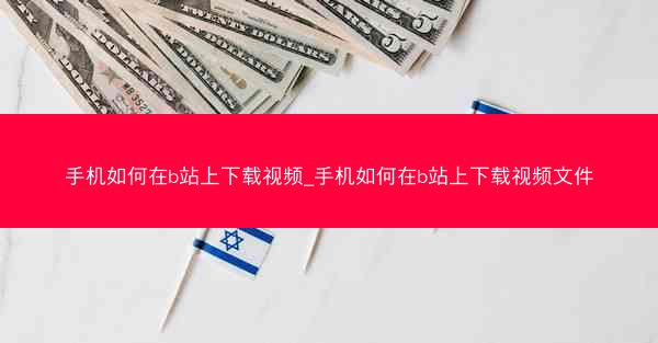 手机如何在b站上下载视频_手机如何在b站上下载视频文件
