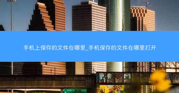 手机上保存的文件在哪里_手机保存的文件在哪里打开