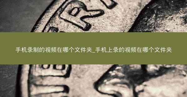 手机录制的视频在哪个文件夹_手机上录的视频在哪个文件夹