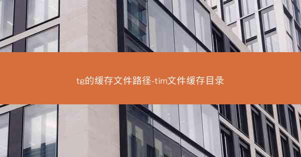 tg的缓存文件路径-tim文件缓存目录