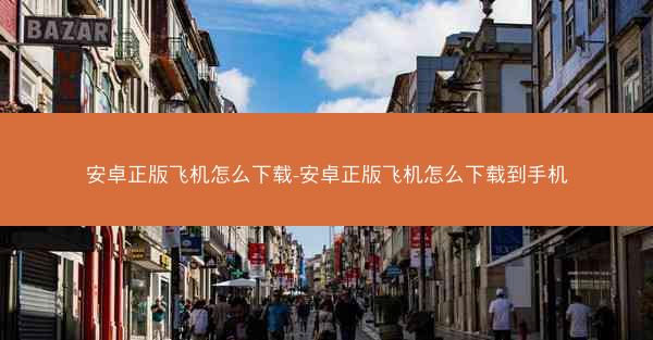 安卓正版飞机怎么下载-安卓正版飞机怎么下载到手机