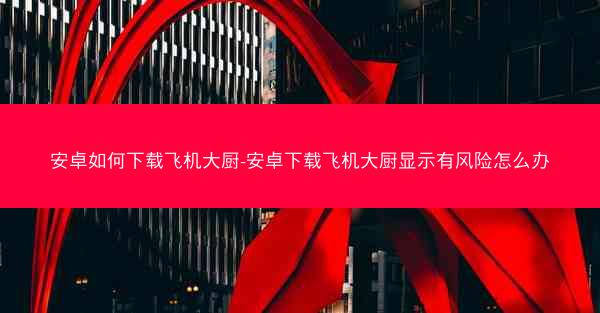 安卓如何下载飞机大厨-安卓下载飞机大厨显示有风险怎么办