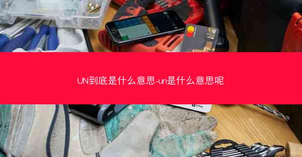UN到底是什么意思-un是什么意思呢