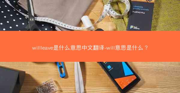 willleave是什么意思中文翻译-will意思是什么？