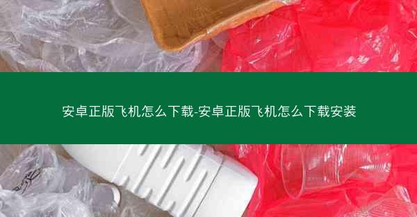 安卓正版飞机怎么下载-安卓正版飞机怎么下载安装